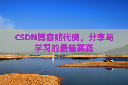 CSDN博客贴代码，分享与学习的最佳实践
